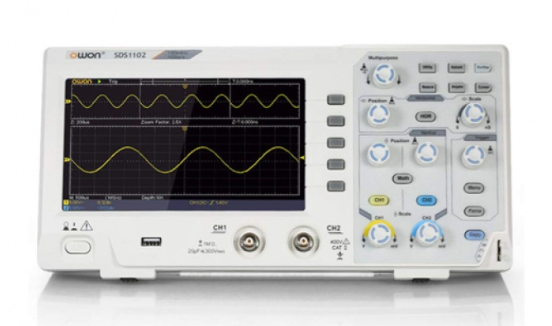 اسیلوسکوپ دیجیتال 100MHZ دو کاناله OWON - SDS-1102