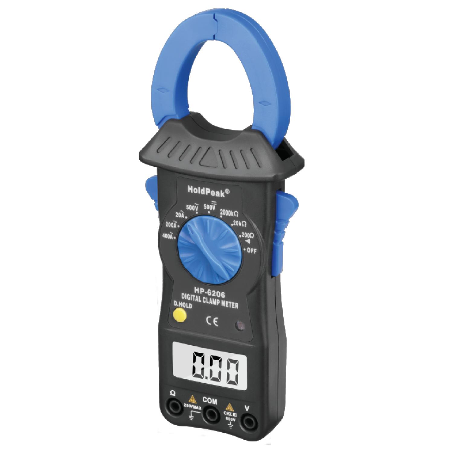 کلمپ متر 400 آمپر AC کامپکت HoldPeak-6206