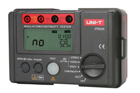 تستر مقاومت عایقی 2.5 کیلو ولت مدل UNI-T-UT-502A
