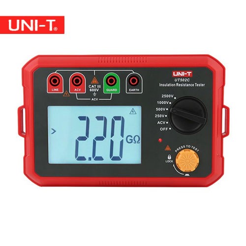 تستر مقاومت عایق یونیتی مدل UT502C