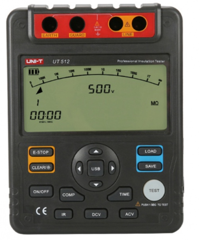 تستر مقاومت عایقی 2.5 کیلوولت مدل UNI-T-UT-512