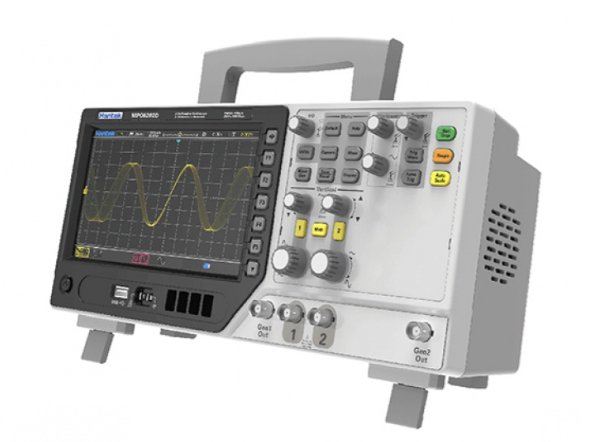 اسیلوسکوپ دیجیتال 4 کانال 200 مگاهرتز مدل HANTEK-MPO-6204D