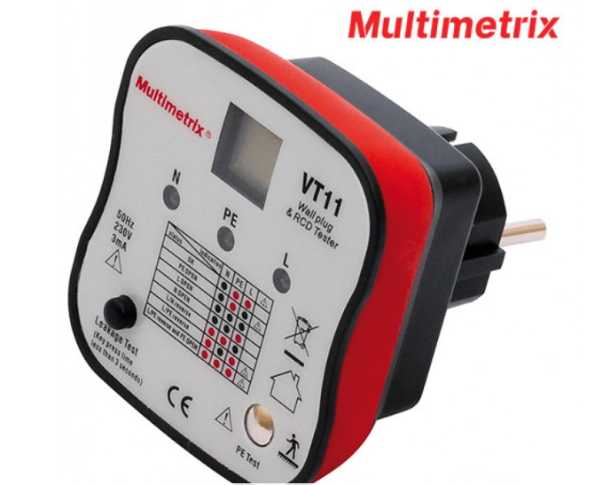 تست کلید جریان نشتی مدل Multimetrix VT11