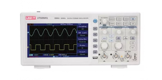 اسیلوسکوپ دیجیتال دو کاناله 50 مگاهرتز مدل UNI-T-UT-2052CL