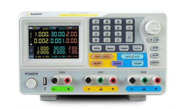 منبع تغذیه DC قابل برنامه ریزی سه کانال متغیرOWON- ODP-6033